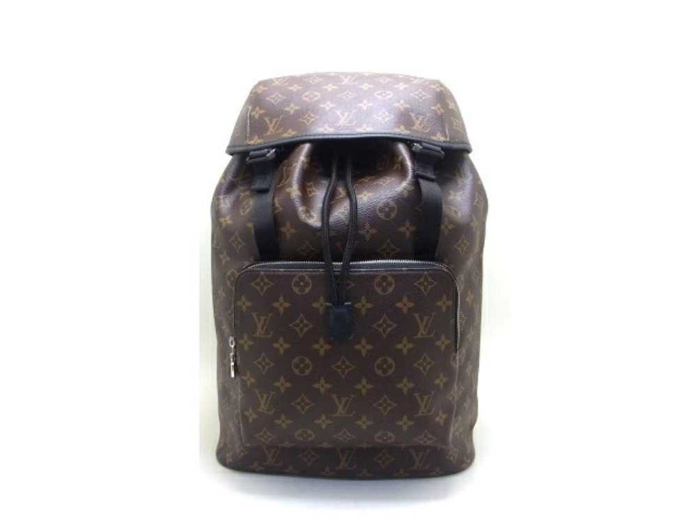 LOUIS VUITTON Monogram Macassar Brown Backpack